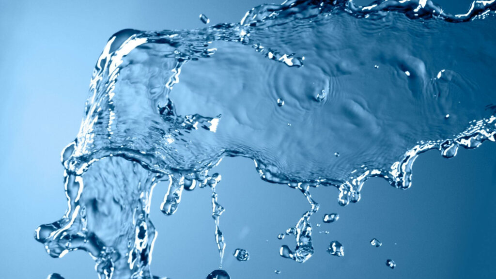 Clear Blue Splash: HD Water Wallpaper Background Photo