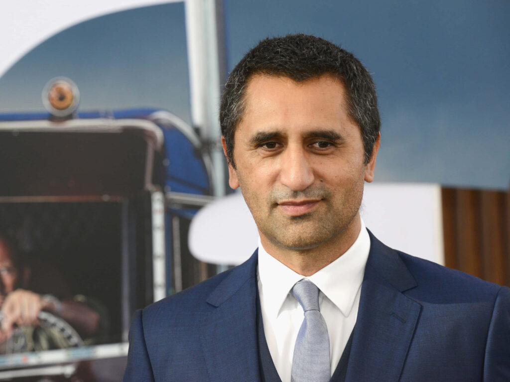 Cliff Curtis in sharp blue suit with natural lighting cinematic backdrop professional portrait Wallpaper