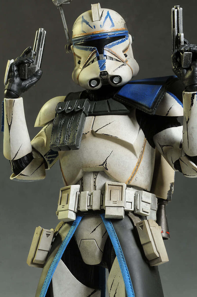 Clone Captain Rex Battle Wallpaper - Iconic Armor & Dual Blasters
