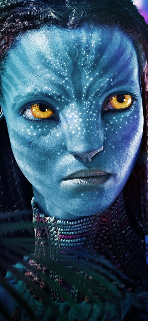 Stunning Na'vi Character Wallpaper: Glowing Eyes & Intricate Details