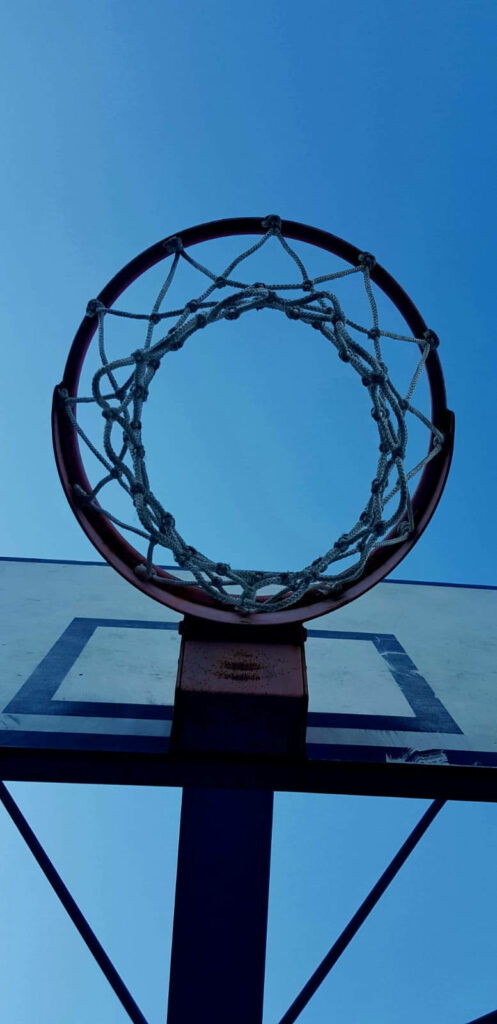 Basketball Hoop Close-Up Wallpaper for Samsung Galaxy Note 20 Ultra