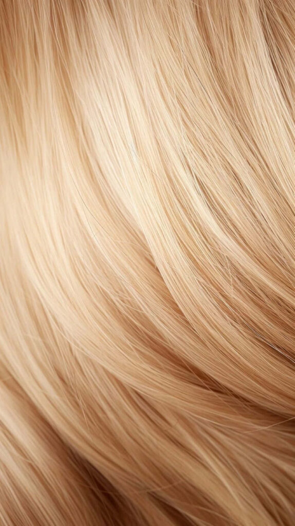 Smooth Blonde Hair Texture Wallpaper: Soft & Natural Background