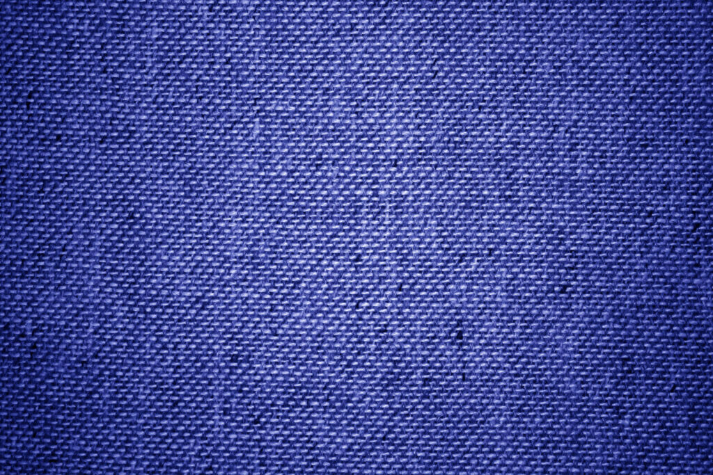 Close-Up Blue Denim Fabric Texture Wallpaper Background