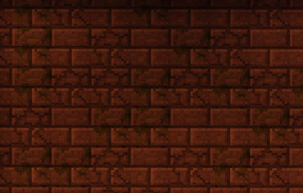 Rustic Brown Brick Wallpaper: Close-Up Earthy Texture Background