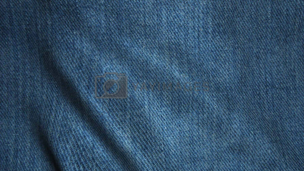 Textured Blue Fabric Close-Up: Intricate Patterns for Wallpaper Background