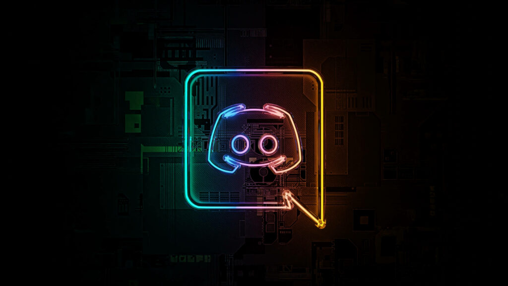 Clyde's Aesthetic Neon Makeover: An Artistic Discord Icon Wallpaper