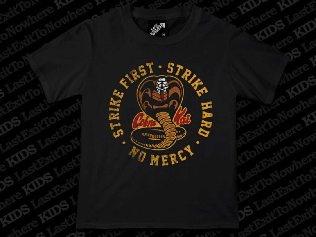 Cobra Kai Logo Wallpaper: Strike First, Strike Hard, No Mercy