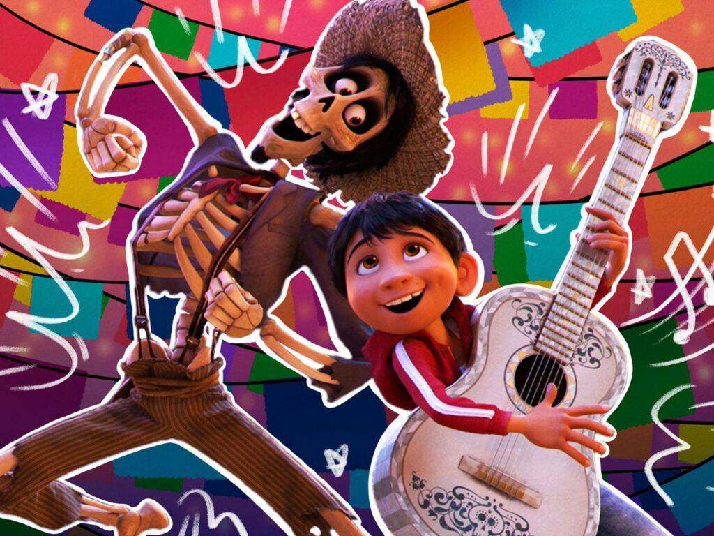Vibrant Coco Wallpaper: Hector & Miguel's Joyful Connection