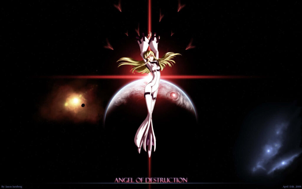 Angel of Destruction Wallpaper: Ethereal *Code Geass* Background Art
