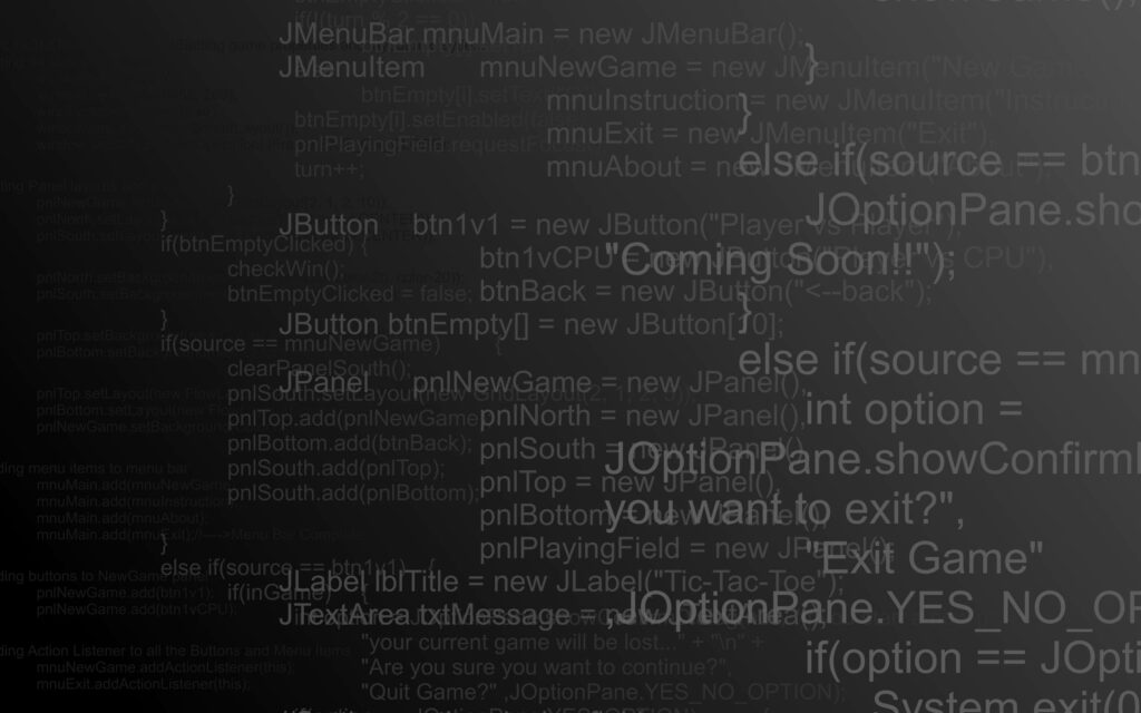Harmonious Overlapping: A Beautiful Coder's Symphony in Shades of Gray - Inspirational Background for Developers Wallpaper