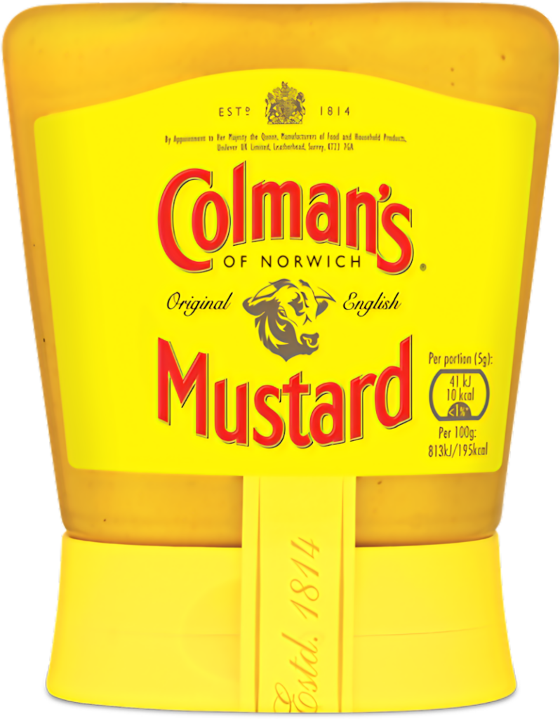 Vibrant Colman's English Mustard Wallpaper Background - Iconic Branding
