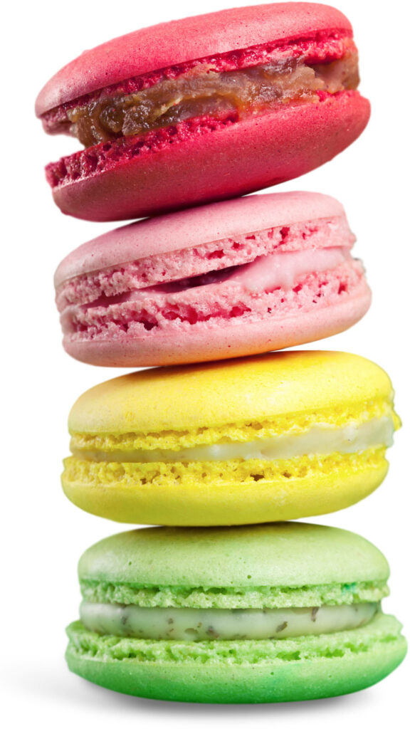 Colorful 4K Macaron Wallpaper: Vibrant Global Dessert Background