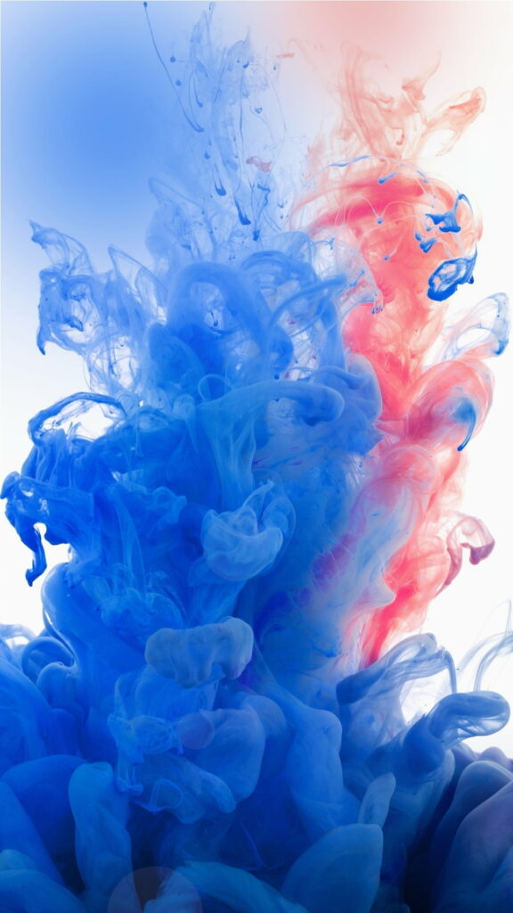 Enigmatic Swirls: Mesmerizing Abstract Smoke on a Colorful HD Phone Wallpaper Background