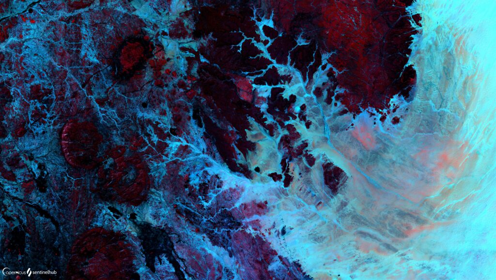 Vibrant Abstract Earth Wallpaper - Colorful Space View Background