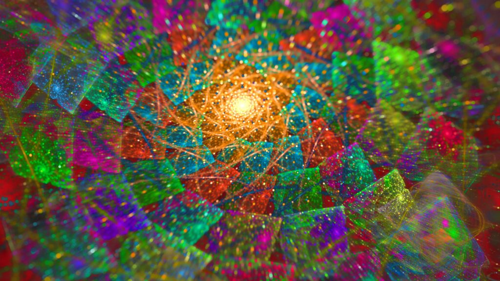 Colorful Abstract Fractal Wallpaper - Mesmerizing 3840x2160 Background