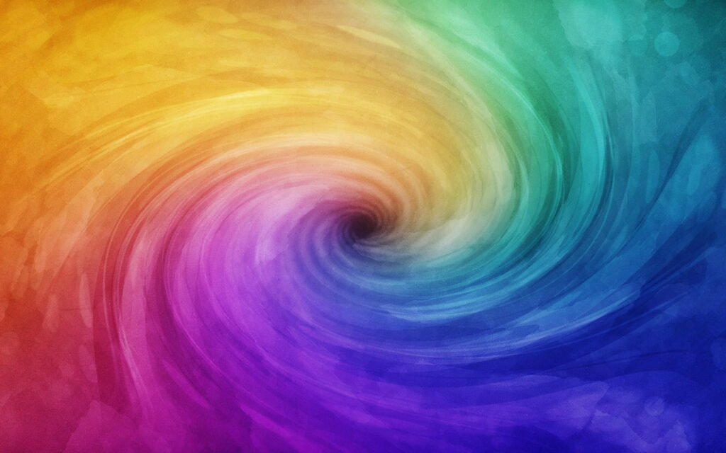 Colorful Swirling Vortex: A Mesmerizing Abstract HD Wallpaper