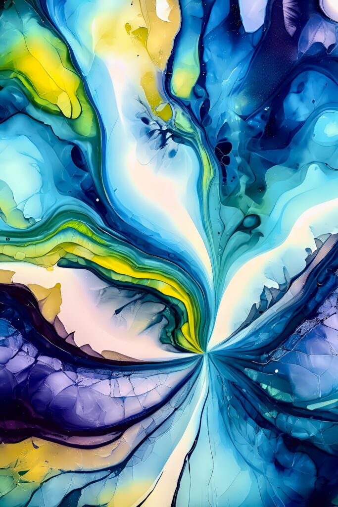 Vibrant Abstract Wallpaper: Colorful Lines & Textures for Modern Interiors