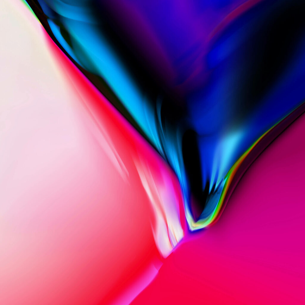 Vibrant and Abstract: Captivating Colors in the iOS 11 Background Image Wallpaper
