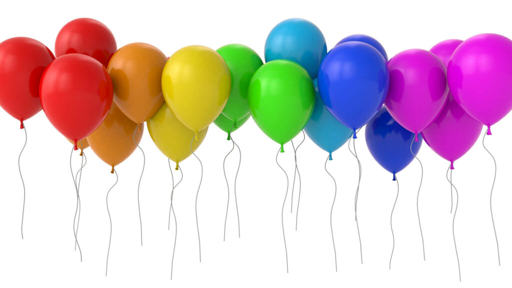 Vibrant Balloon Wallpaper for Festive Birthday Celebrations