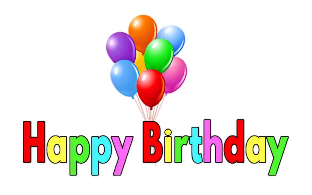 Cheerful Colorful Balloons & Happy Birthday Wallpaper for Celebrations