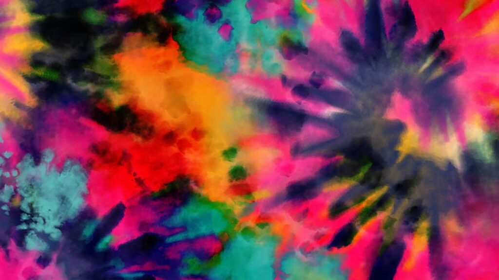 Vibrant and Expressive: A Masterpiece of Abstract Boho Art Wallpaper
