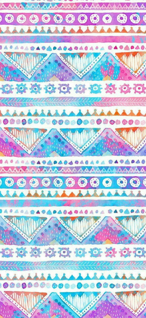 Boho Chic: A Vibrant and Girly Kaleidoscope of Colors - HD Phone Wallpaper