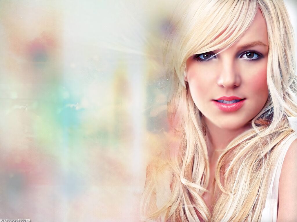 Colorful Britney Spears Wallpaper: Dreamy Background & Radiant Style