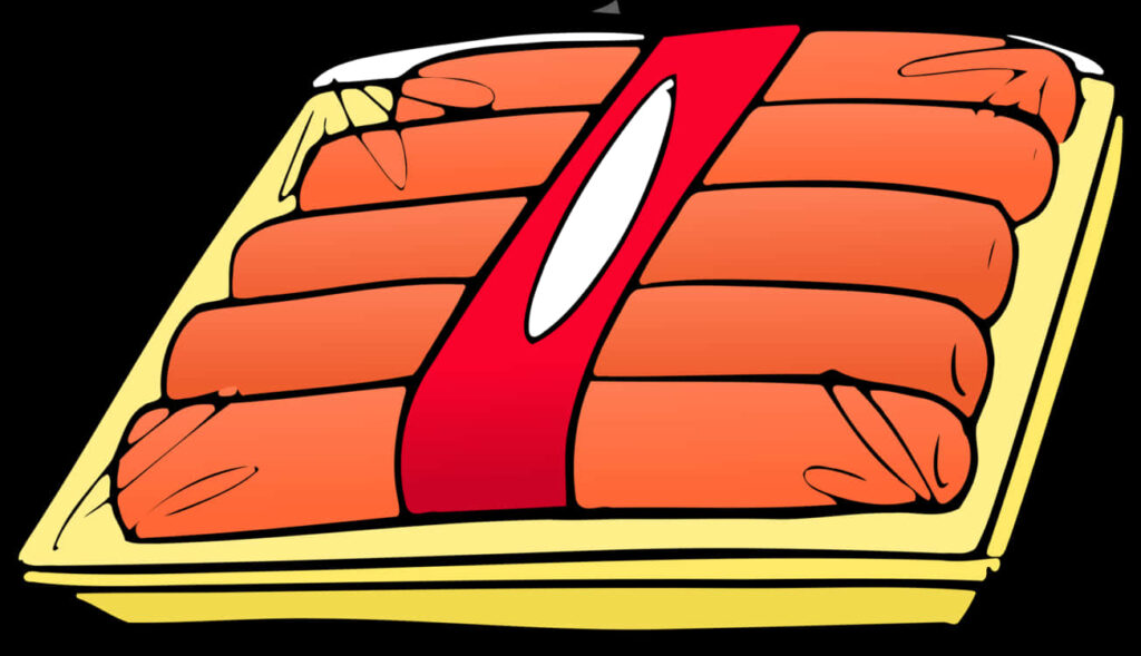Colorful Cartoon Hot Dogs Wallpaper - Fun Food-Themed Background