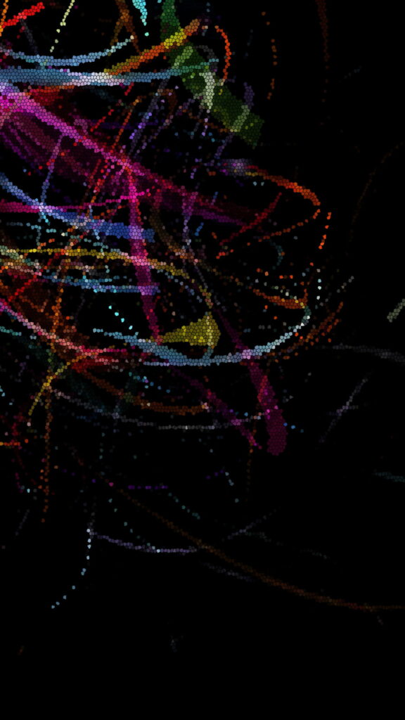 Dazzling Confetti Mosaic: Vibrant Abstract HD Phone Wallpaper