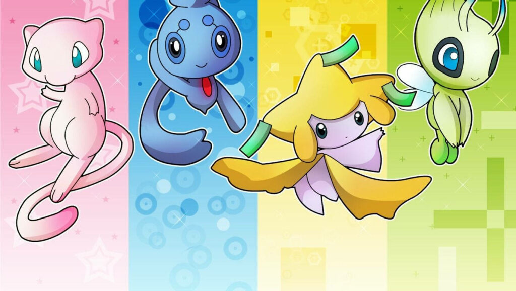 Enchanting Encounter: Adorable Pokemon Icons Frame the Scene Wallpaper