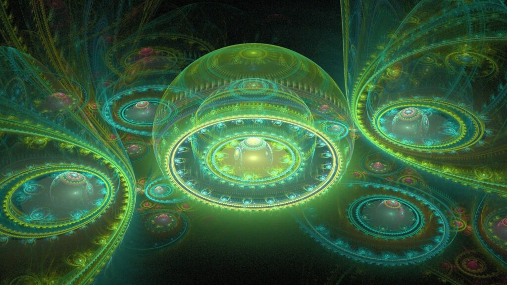 Mesmerizing Colorful Circles Wallpaper - Vibrant 1920x1080 Background