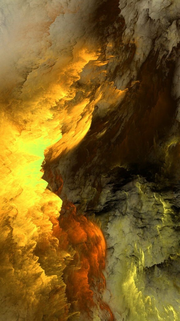 Vibrant Cloud-Inspired Abstract HD Phone Wallpaper Background
