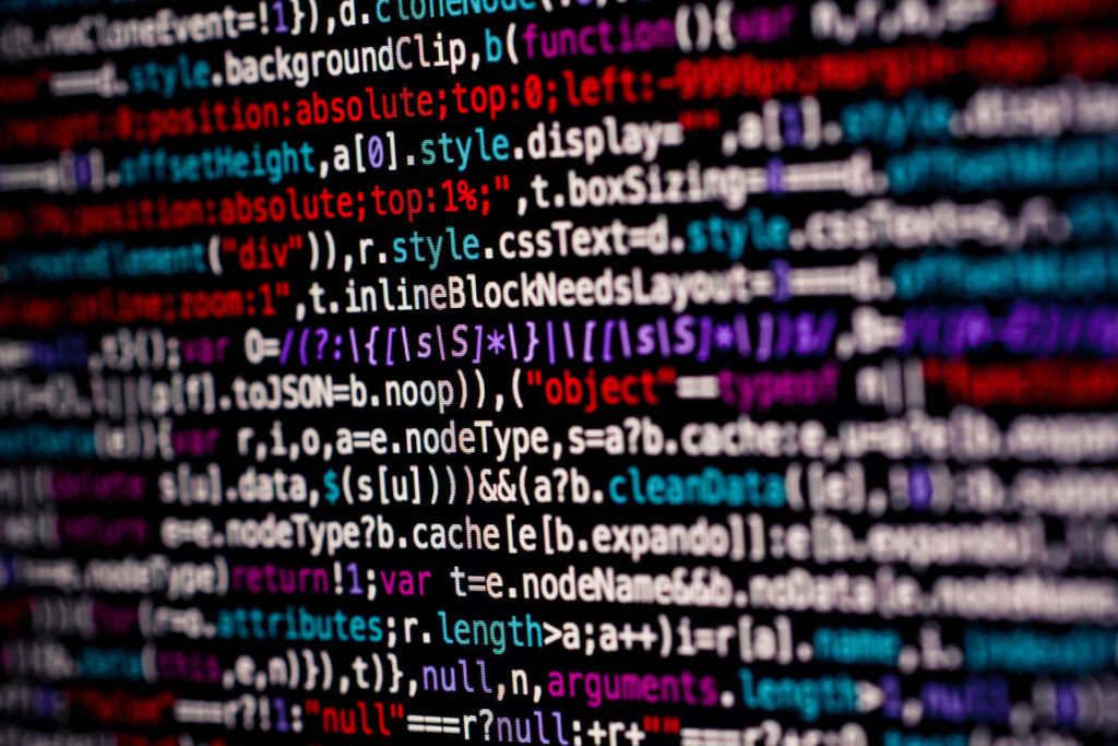 Vibrant Coding Lines Wallpaper for Developers & Programming Fans