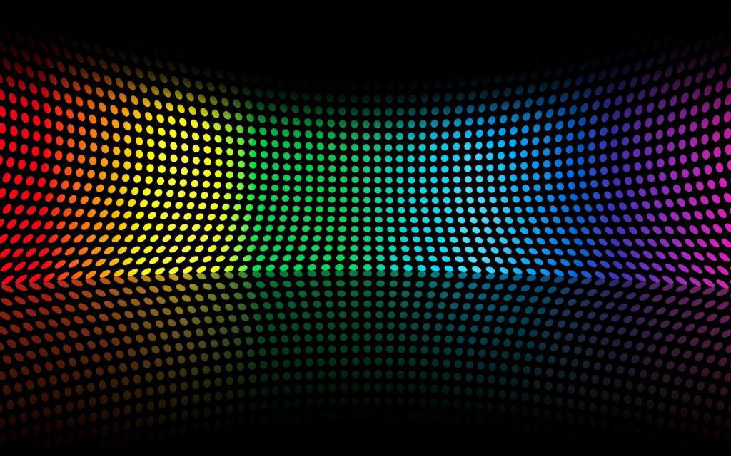 Vibrant Colorful Dot Grid Wallpaper for 2560x1600 Displays
