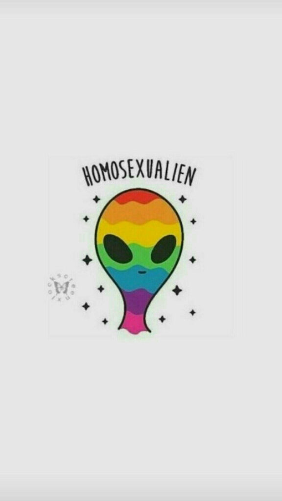 Rainbow Alien Wallpaper: Celebrating LGBTQ+ Pride & Inclusivity