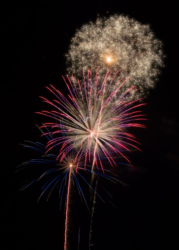 Colorful Fireworks Wallpaper: Captivating Night Sky Background