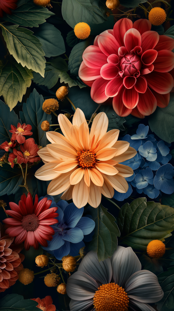 Vibrant Floral Wallpaper: Lush Colors & Textures for Your Background