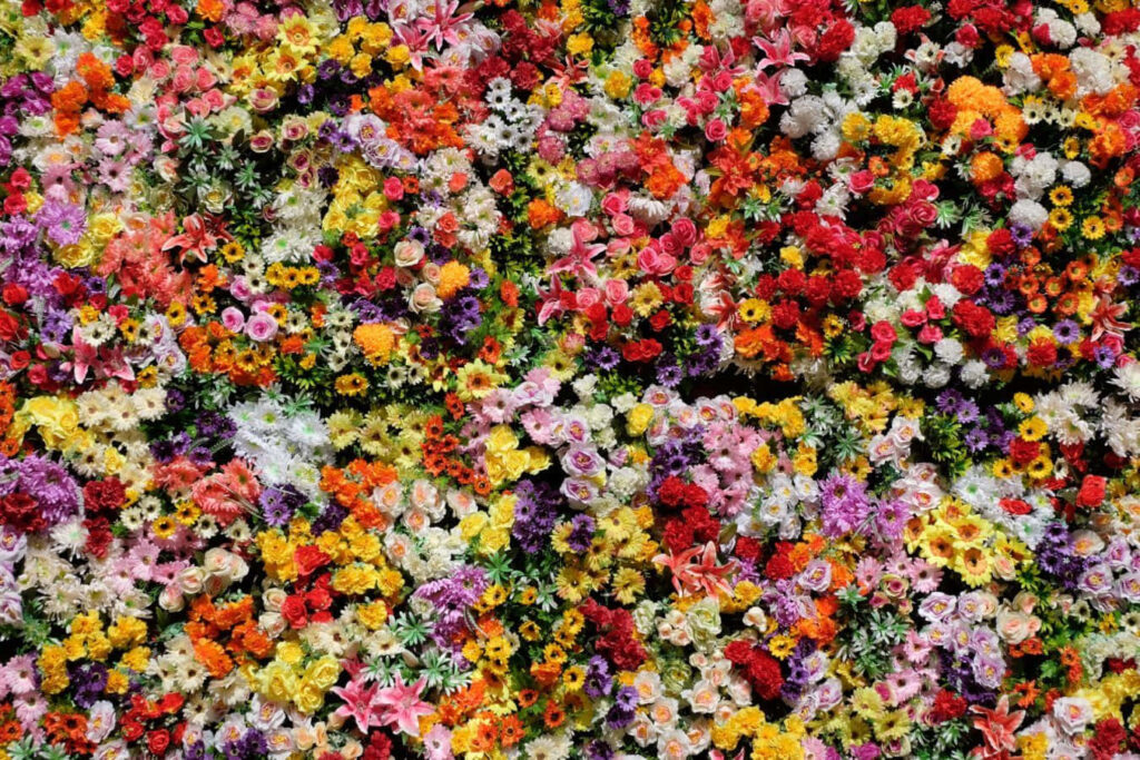 Colorful Floral Wallpaper: Vibrant Nature's Tapestry Background