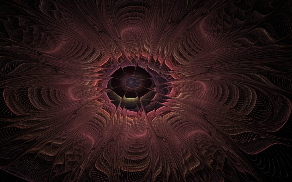 Vibrant 1920x1200 Fractal Wallpaper - Intricate Colorful Design Background