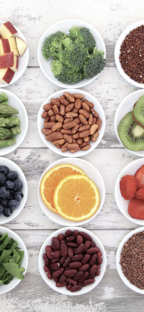 Colorful Fruits & Vegetables Wallpaper for Healthy Eating Inspiration