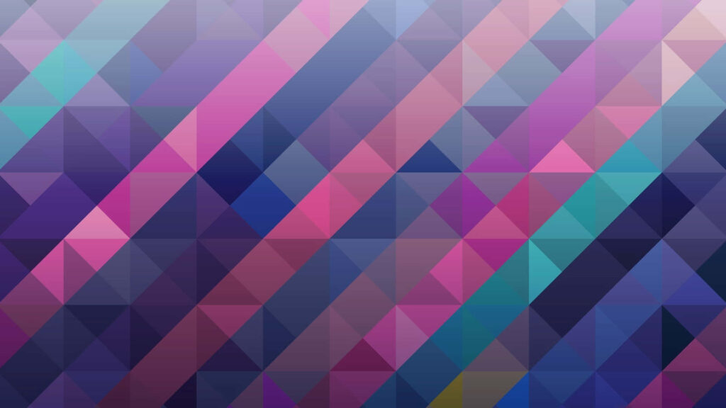 Vibrant Geometric Triangle Wallpaper: Colorful Dynamic Design Background