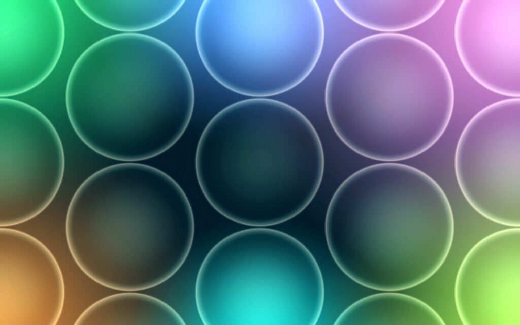Vibrant Colorful Circle Wallpaper - Soft Gradient Background 2560x1600
