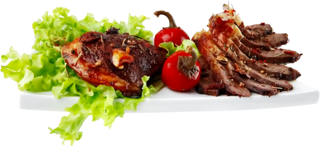 Delicious Grilled Steak & Beef Dish: Vibrant Wallpaper Background