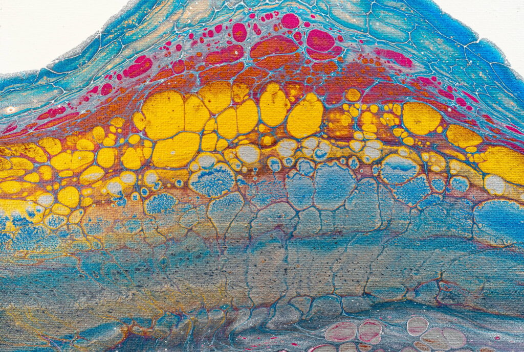 Colorful Spots: A Vibrant, Stained Canvas - QHD Art Wallpaper