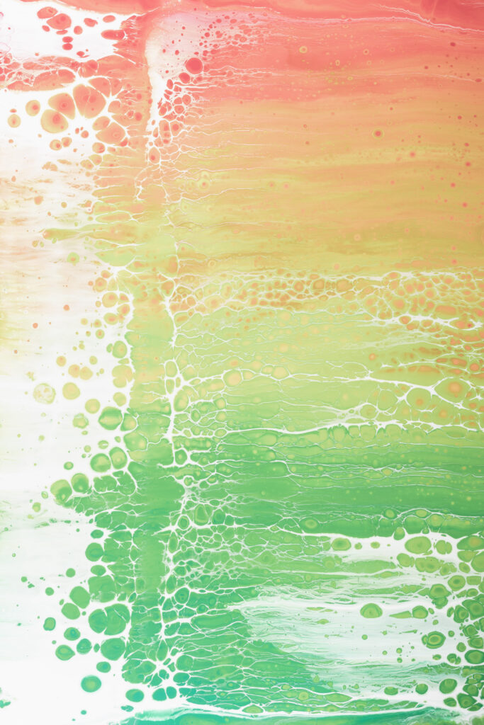 Vibrant Abstract Liquid Wallpaper with Colorful Textures & Depth