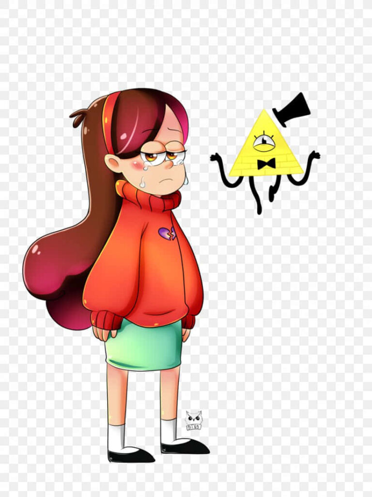 Colorful Gravity Falls Wallpaper: Mabel Pines & Bill Cipher Design
