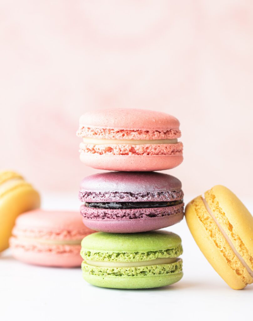 Colorful Macarons Wallpaper Background: Sweet Delightful Charm