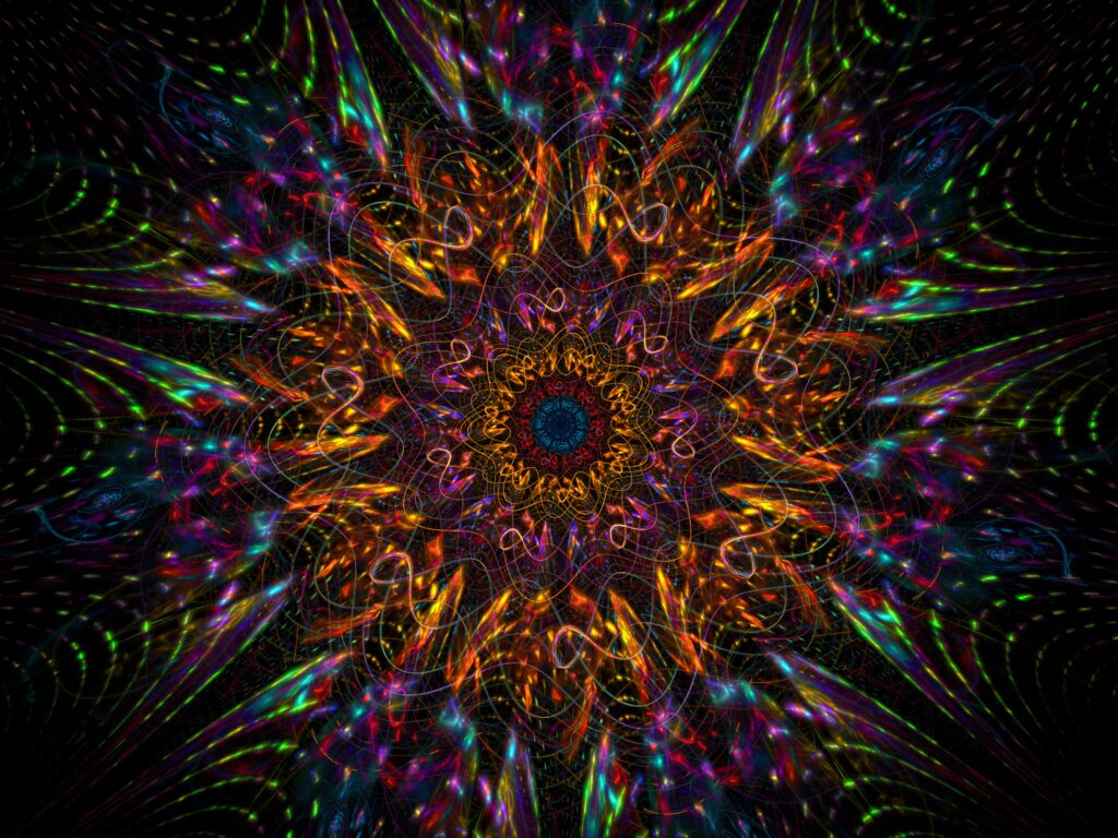Vibrant Mandala Wallpaper: Intricate 3200x2400 Colorful Background
