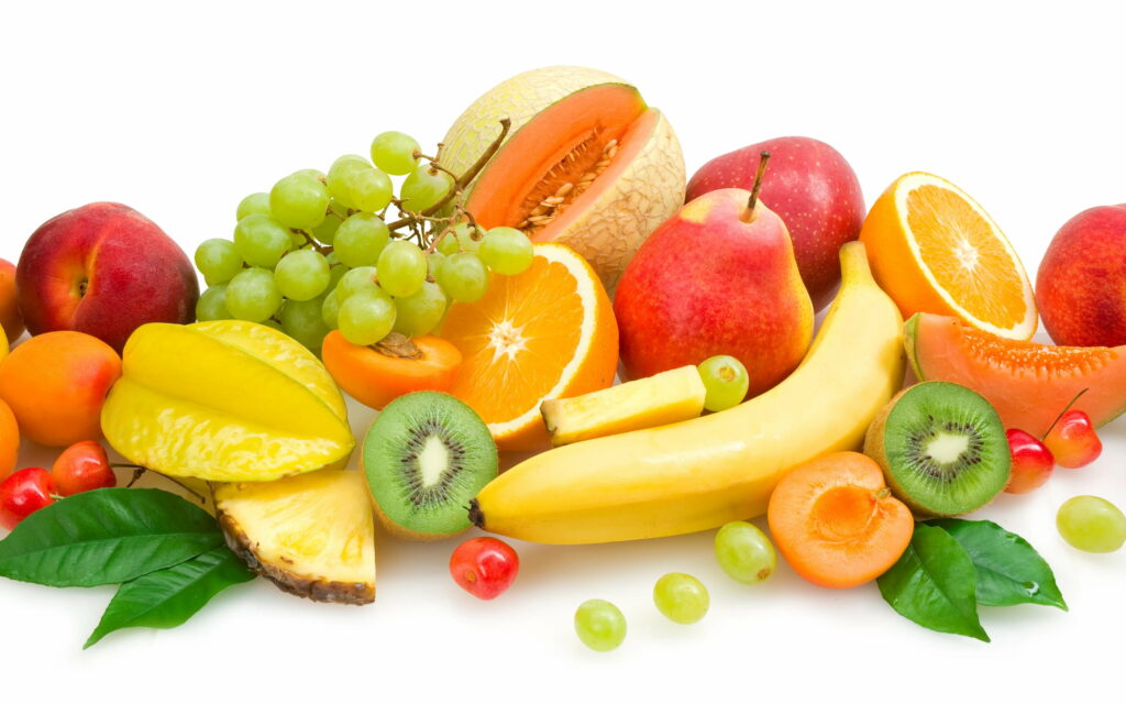 Bursting with Color: A Vibrant Medley of Fruits - QHD Wallpaper Delight
