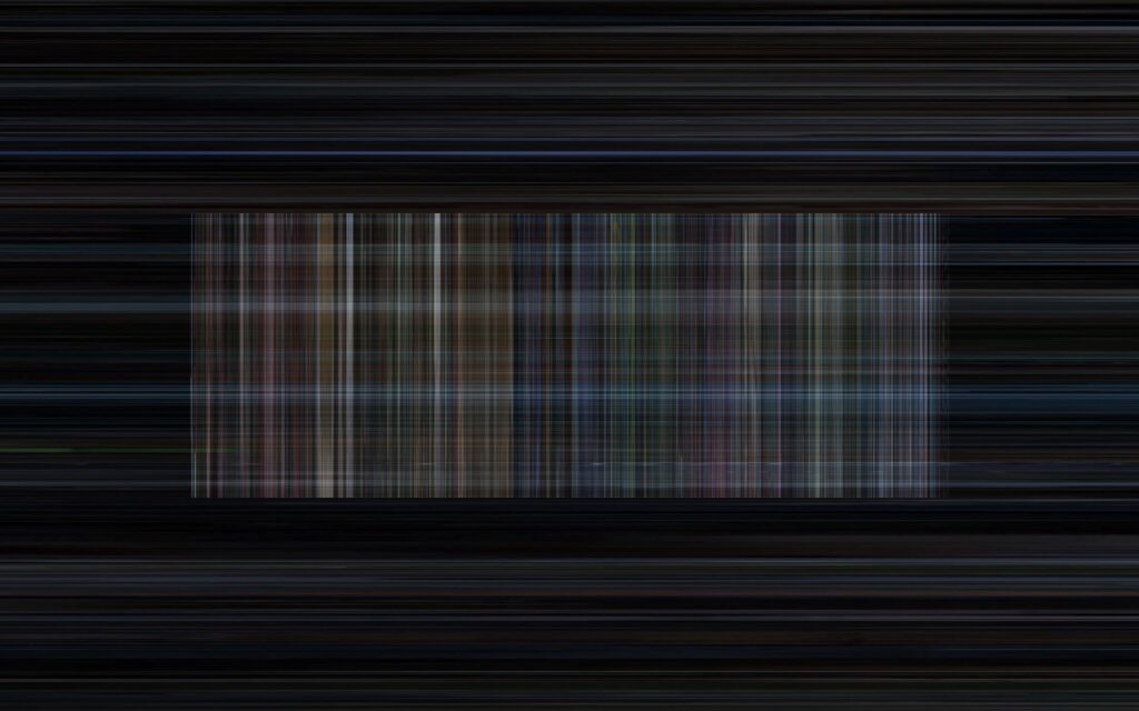 Colorful Mesh Stripe Wallpaper with Dark Background & Dynamic Lines